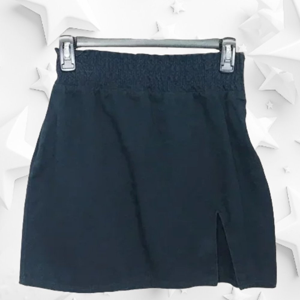 Navy Blue Twill Mini Skirt | Urban Outfitters BDG M